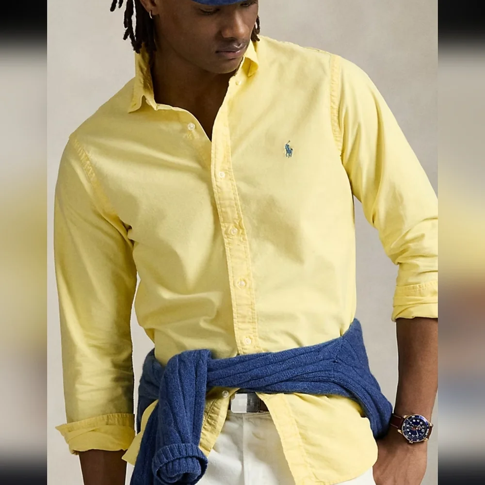 Polo by Ralph Lauren Yellow Oxford Button-Down Shirt